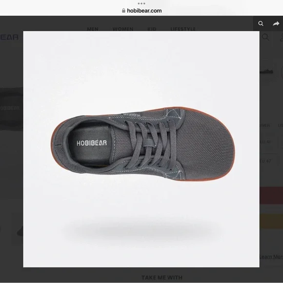 Hobibear Bugle Barefoot Shoes
Zero Drop Barefoot Shoe size 39 - Picture 2 of 7